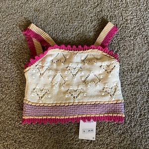 Zara crochet crop top